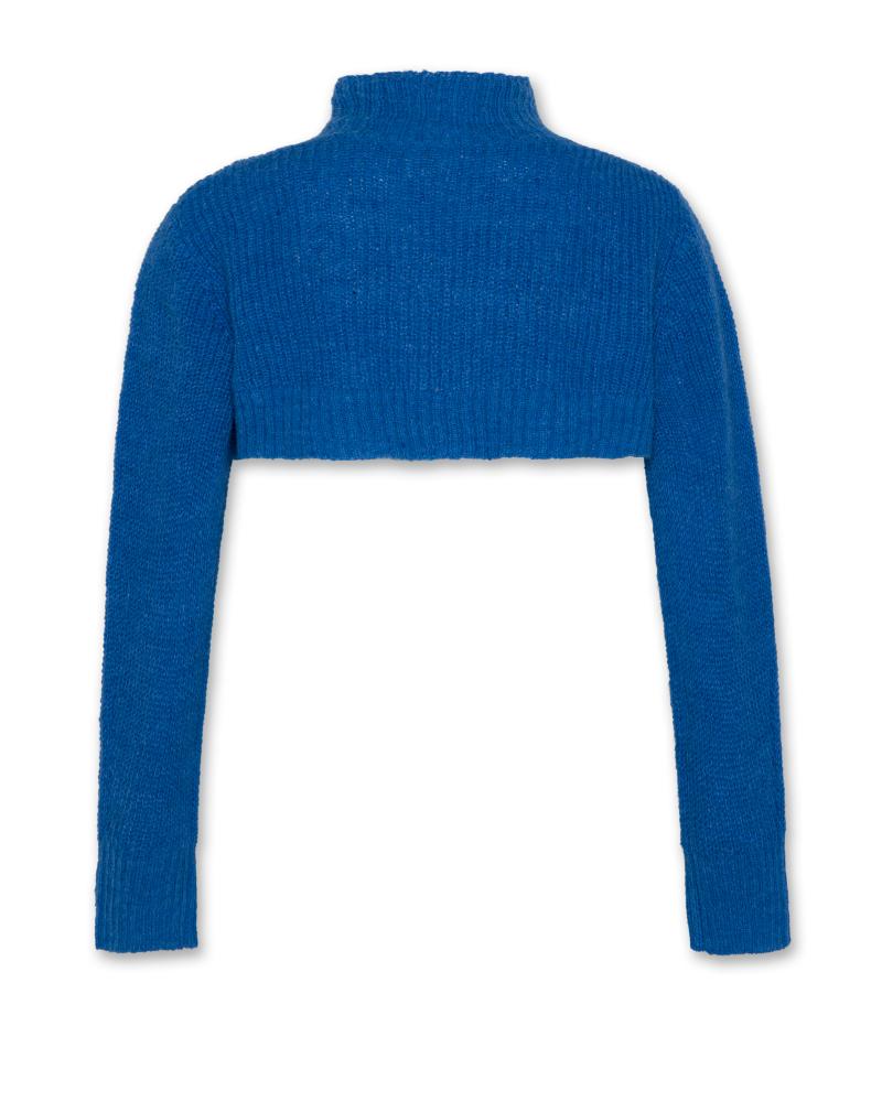 Soly Short Mock Neck - Bright Blue
