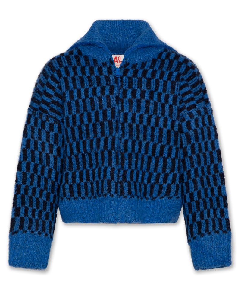 Jane Full Zip - Bright Blue