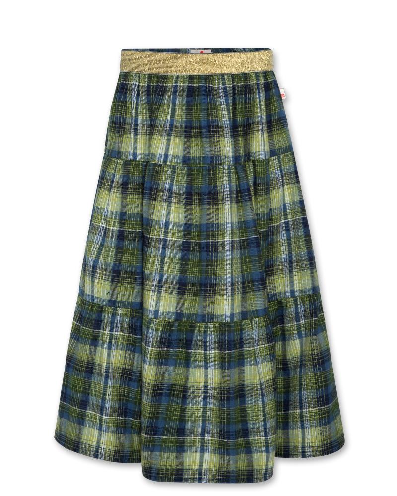 Nikki Check Skirt - Thyme