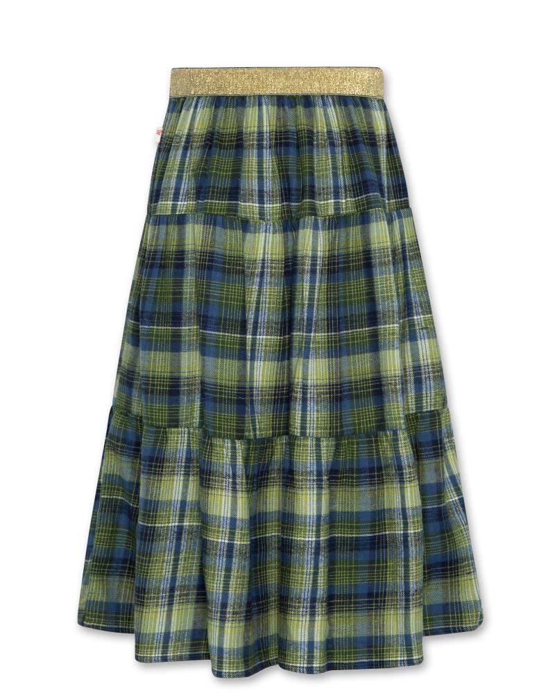 Nikki Check Skirt - Thyme