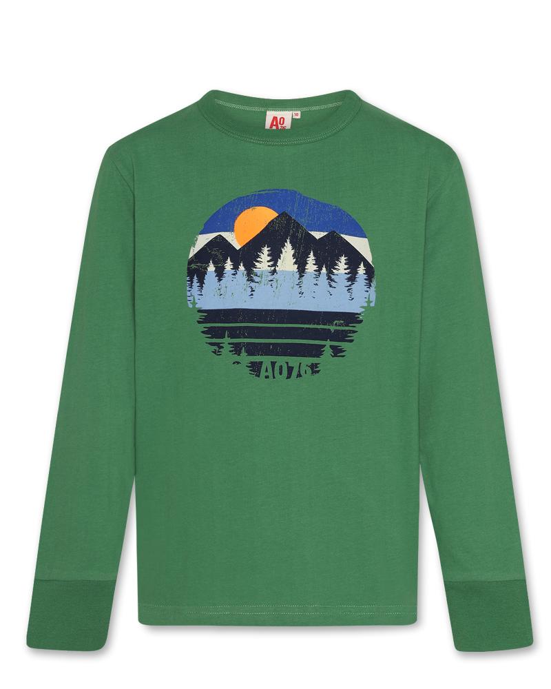 Lucas T-Shirt Mountain - Green