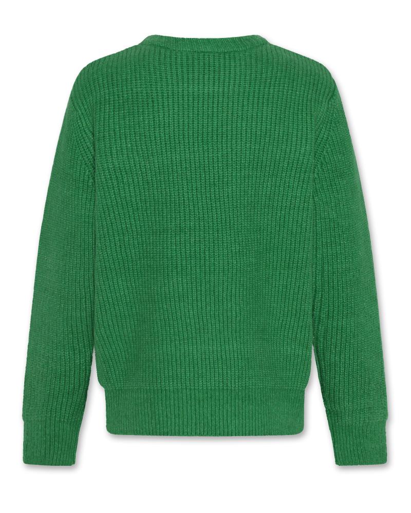 Damon C-Neck Waffle Knit - Green