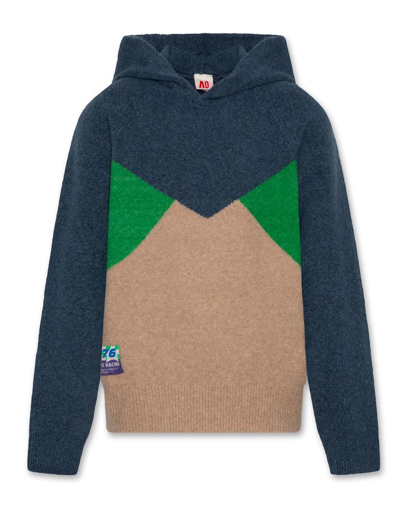Chuck Colorblock Hoodie - Petrol