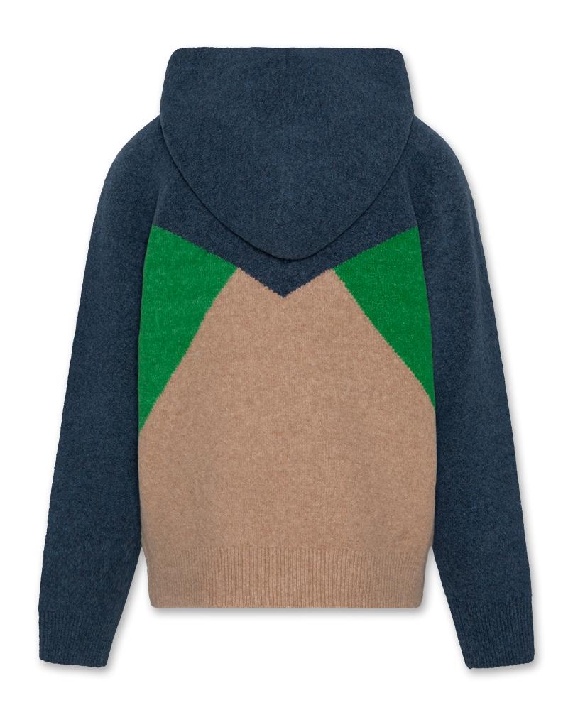Chuck Colorblock Hoodie - Petrol