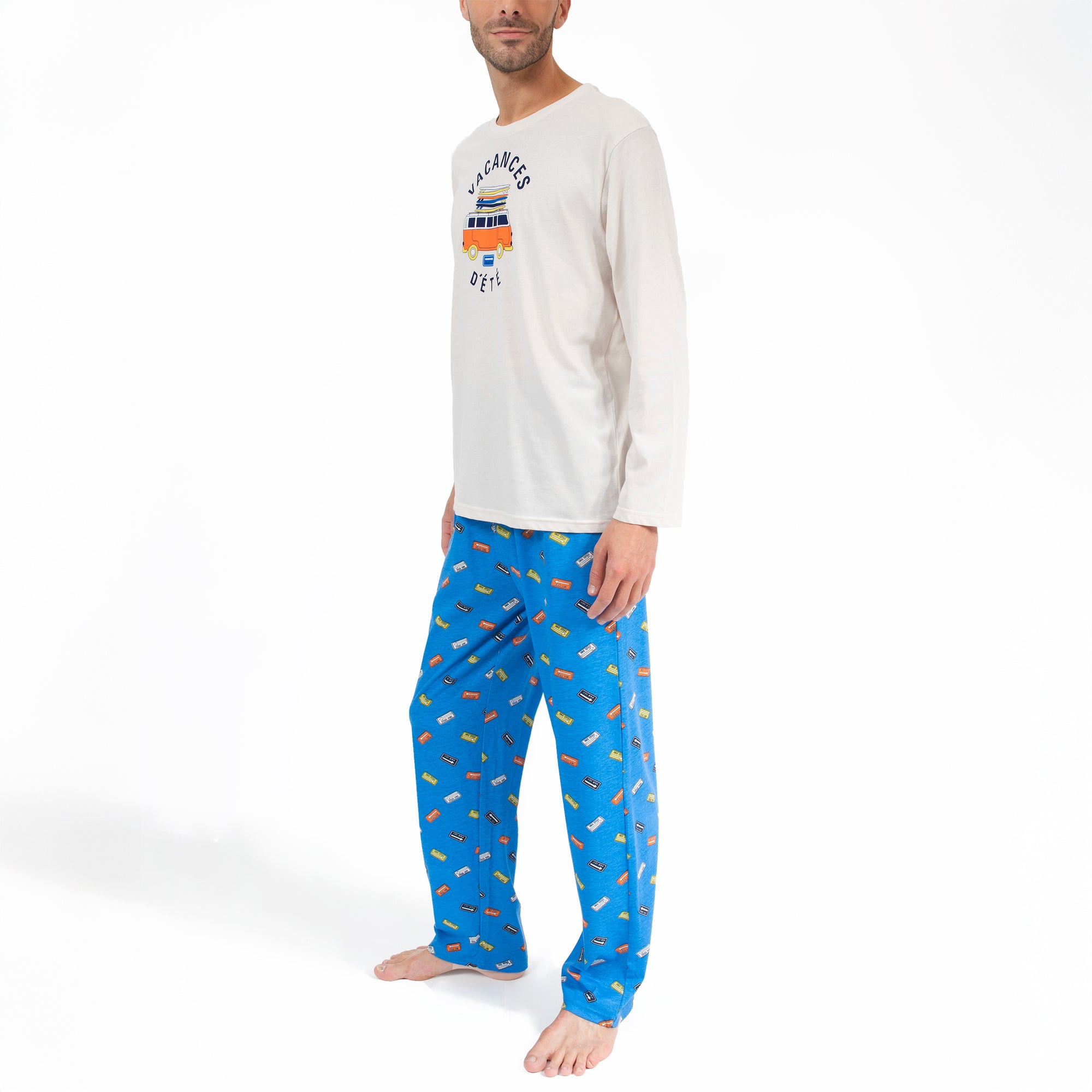 Lange Pyjama - Man - Sable