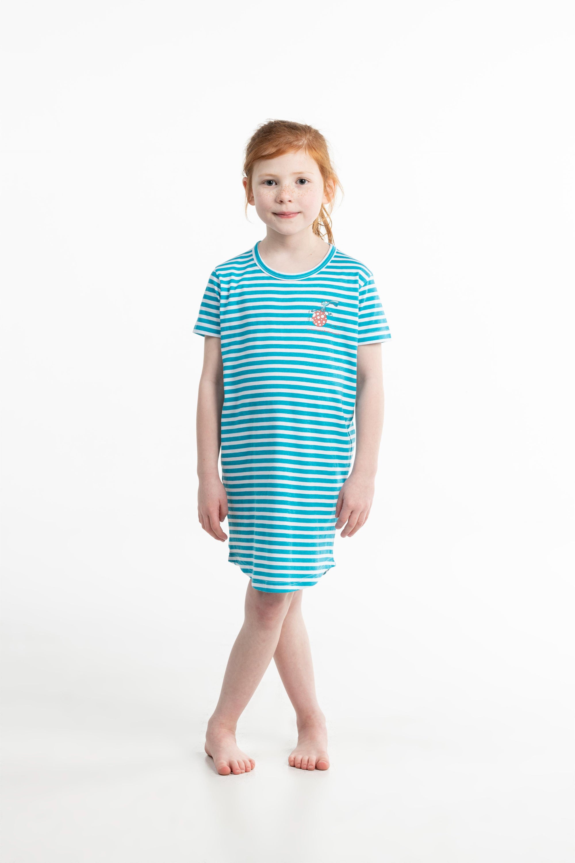 Maxi T-Shirt - Kid - Helder Blauw Water