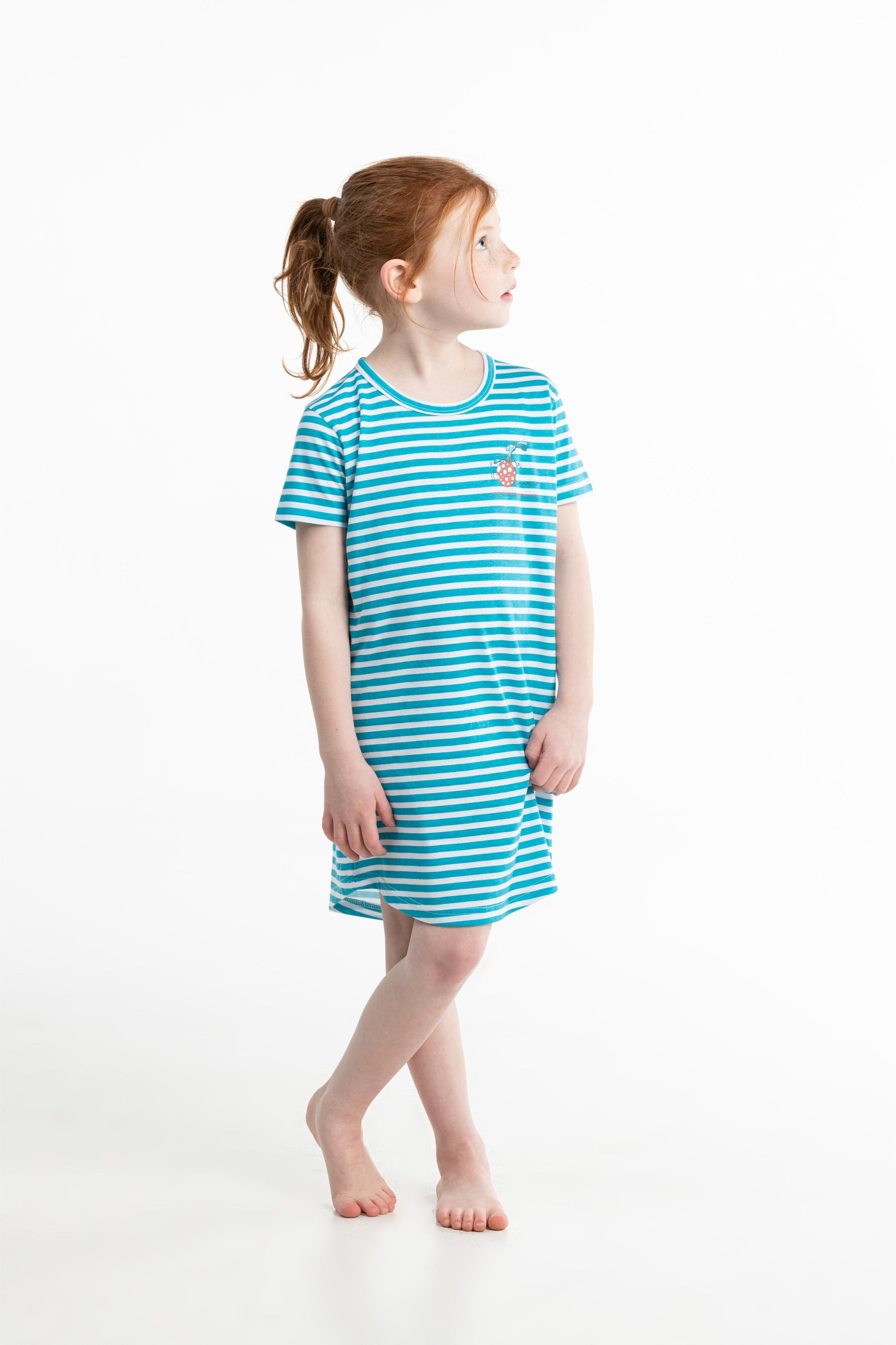Maxi T-Shirt - Kid - Helder Blauw Water