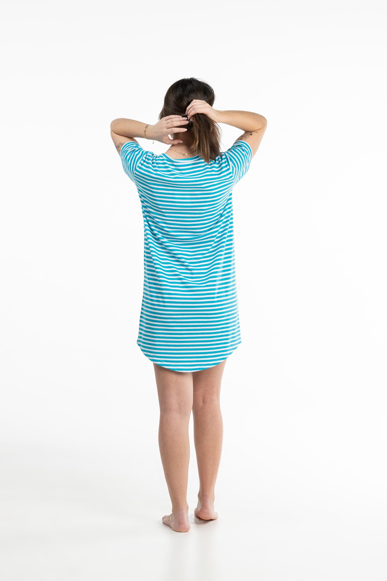 Maxi T-Shirt - Femme - Bleu Eau Claire