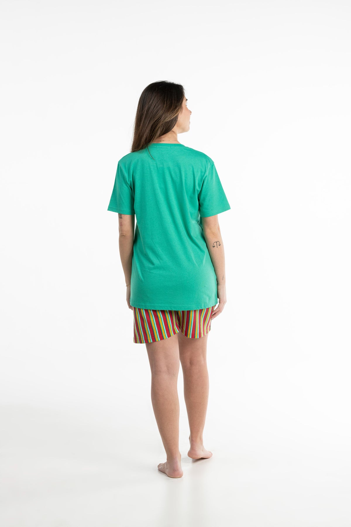 Pyjamashort - Vrouw - Medium Groen