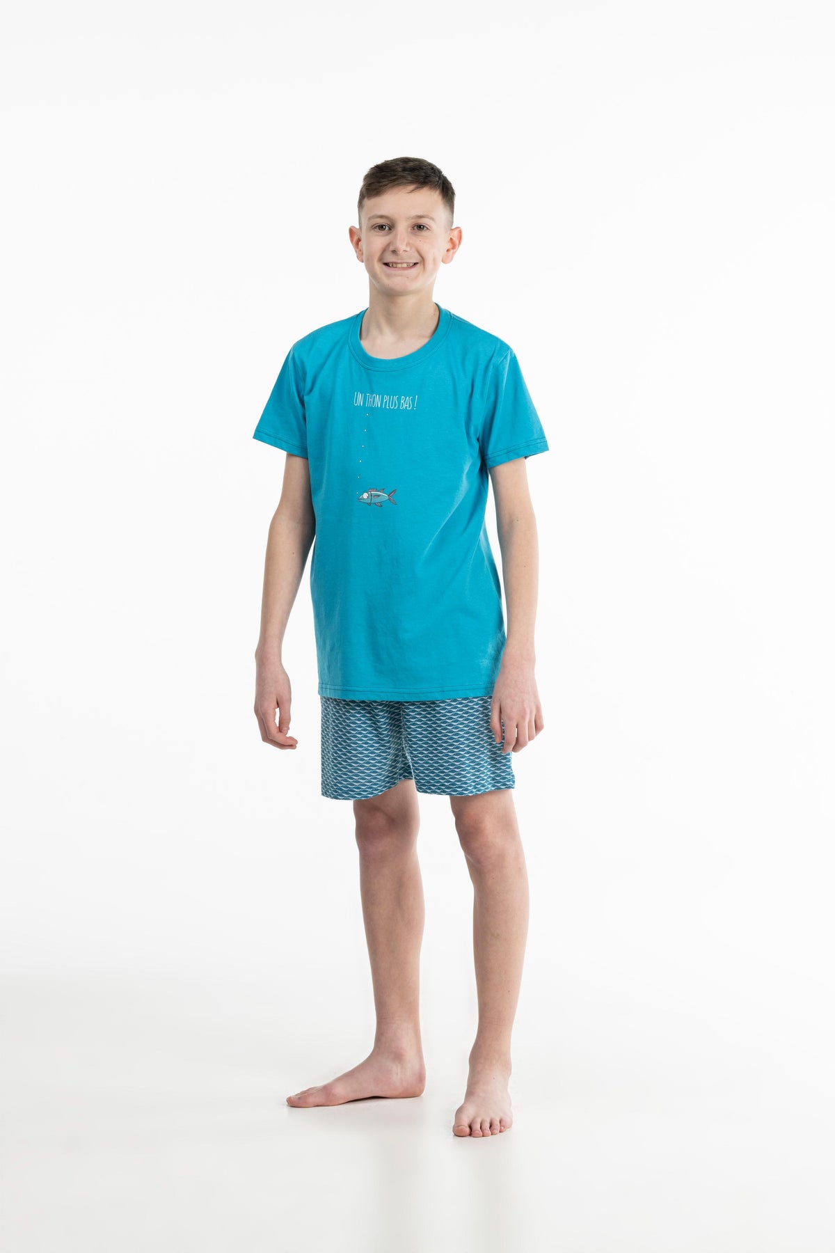 Pyjamashort - Kid - Horizon Blauw