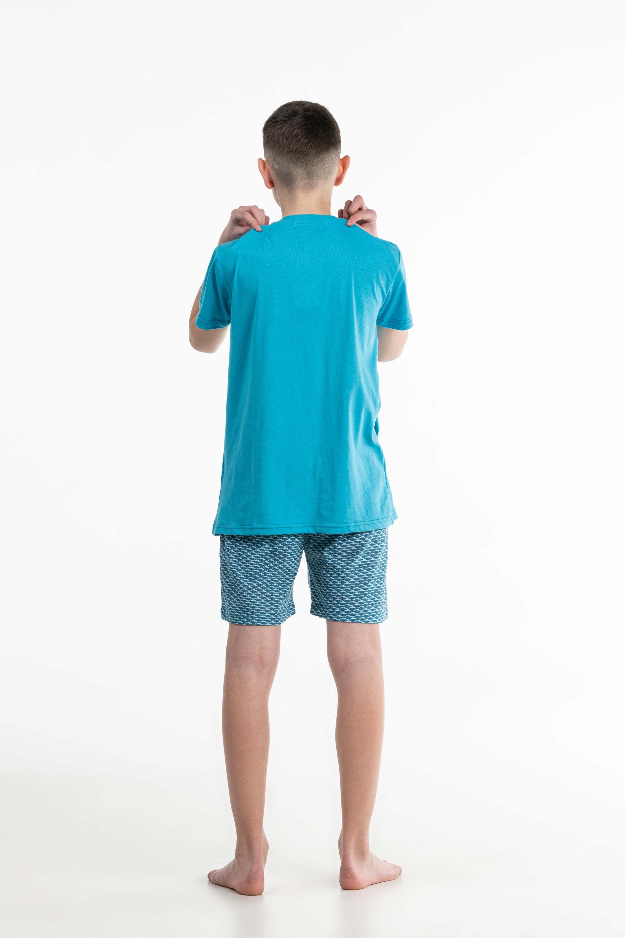 Pyjamashort - Kid - Horizon Blauw