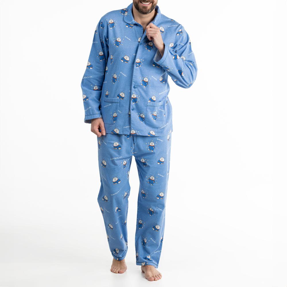 Lange Pyjama - Man - Vista Blue