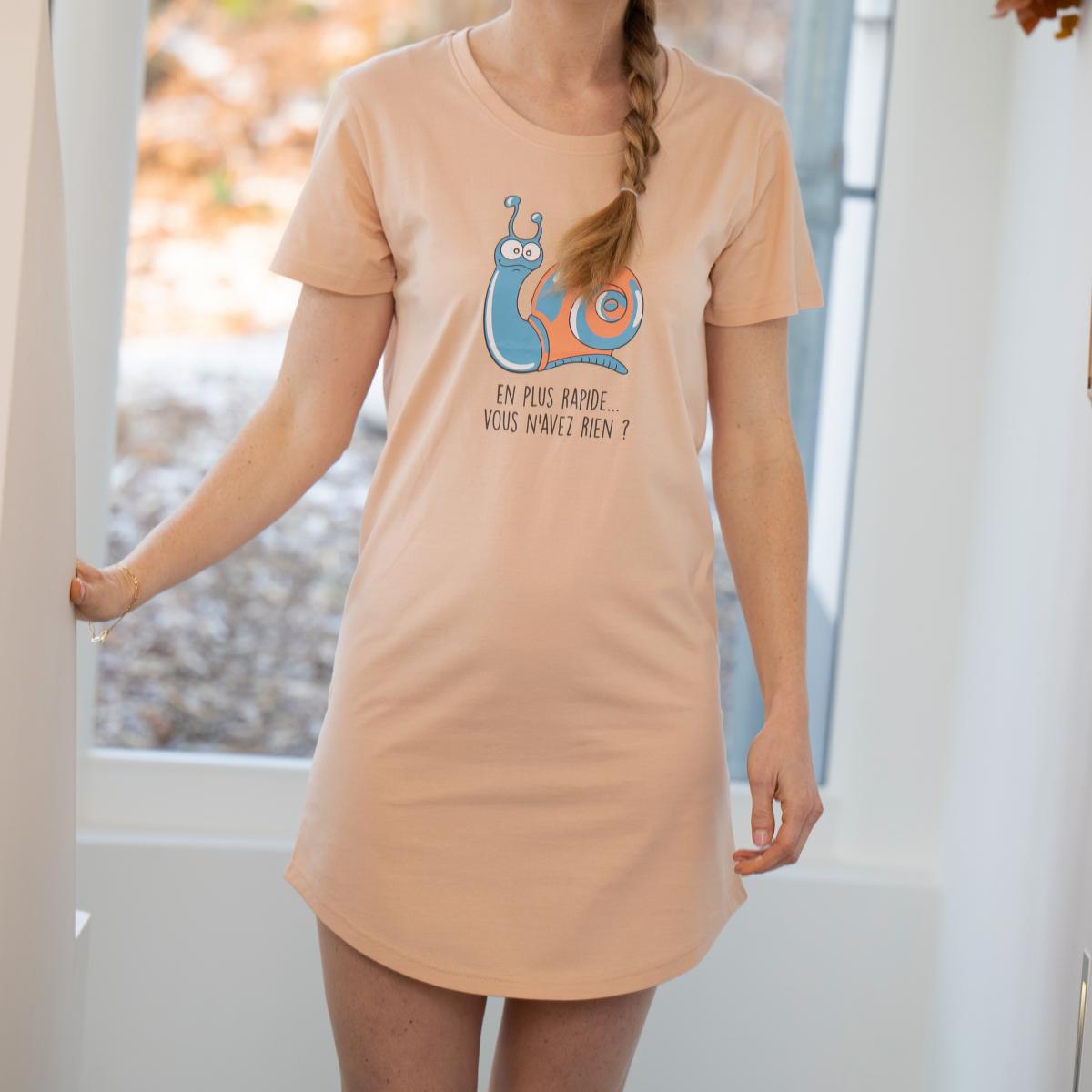 Maxi T-Shirt - Meisje - Nude (Beige)
