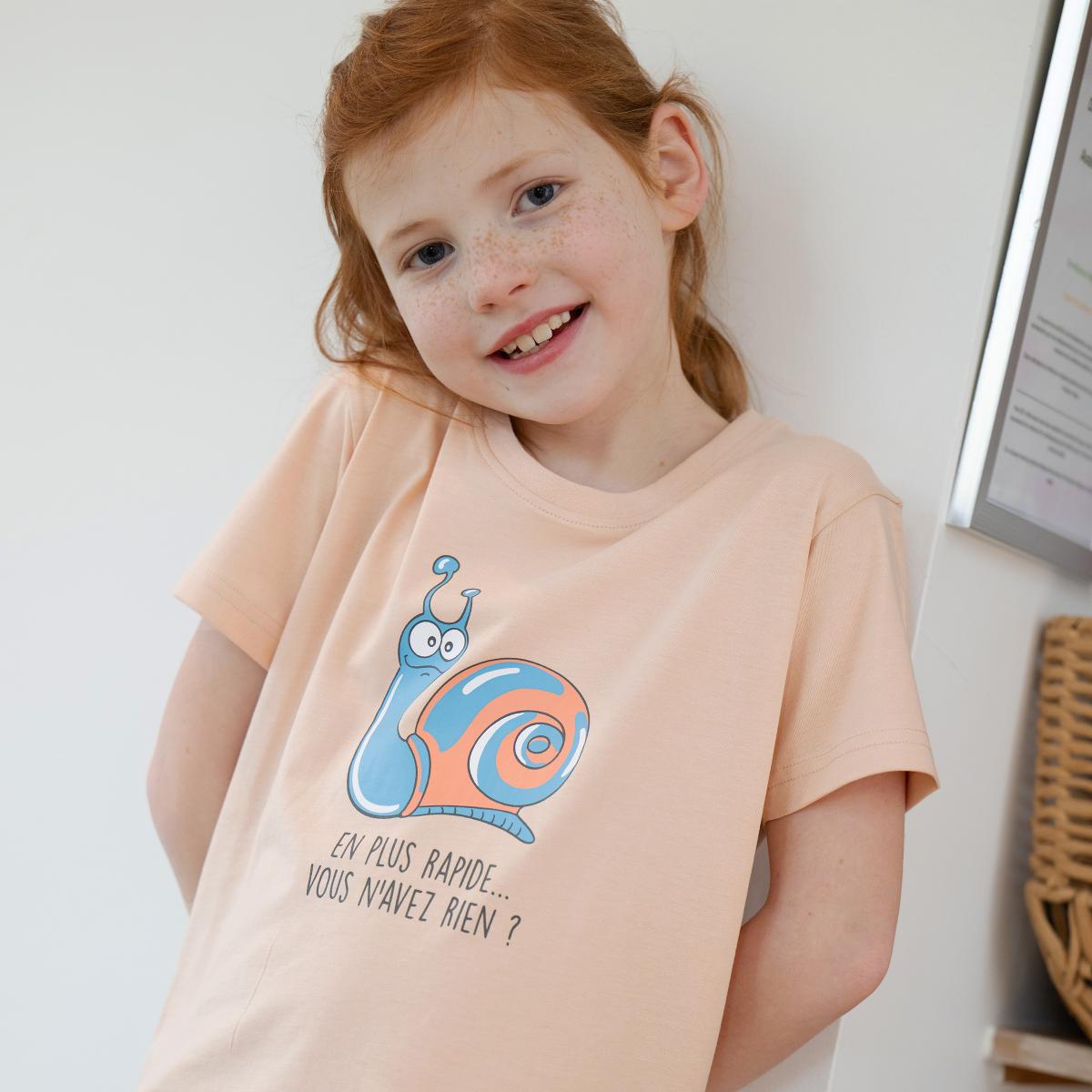 Maxi T-Shirt - Meisje - Nude (Beige)