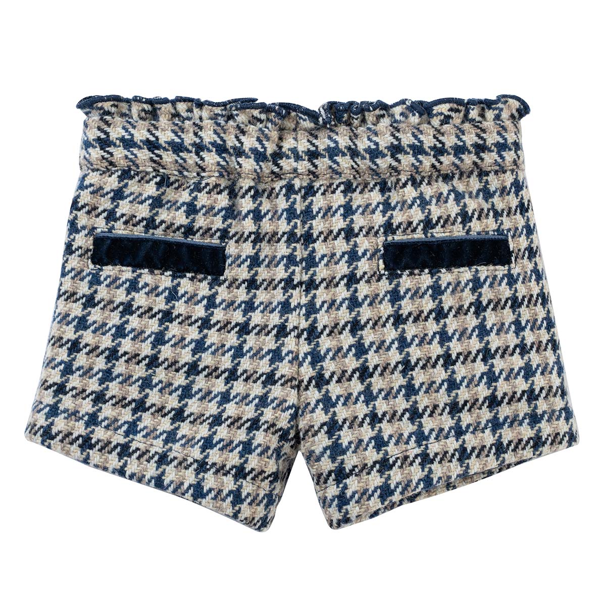 Shorty Vichy - Bleu