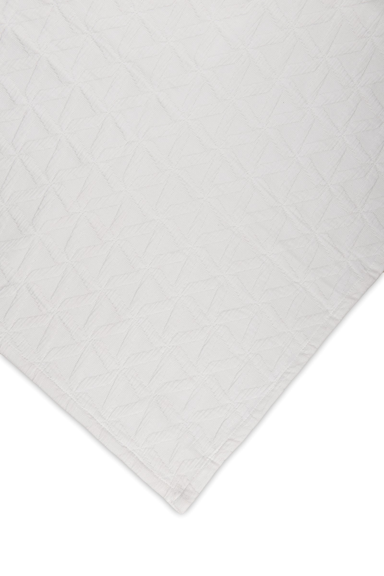 Yellow - Bedsprei - Rombo - White