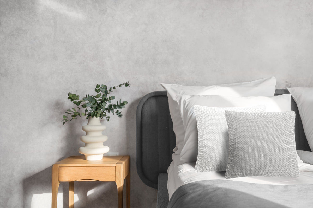 Heckettlane - Sierkussen - Velours Panama - Cloud Grey