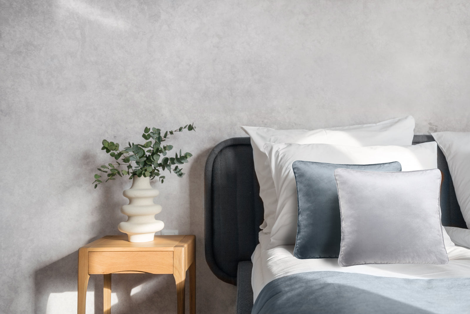 Heckettlane - Sierkussen - Velours Original - Cloud Grey