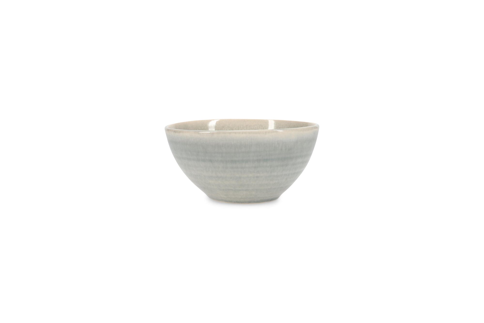 ONA - Kom 12,5x11xH6cm groen/grijs Flint - 1 SET - 4 stuks