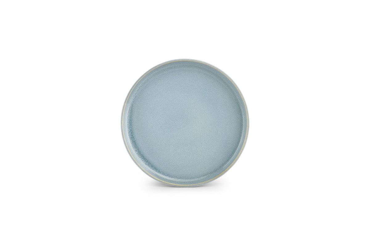 ONA - Assiette plate 20,5cm bleu Nuo - 1 SET - 4 pièces