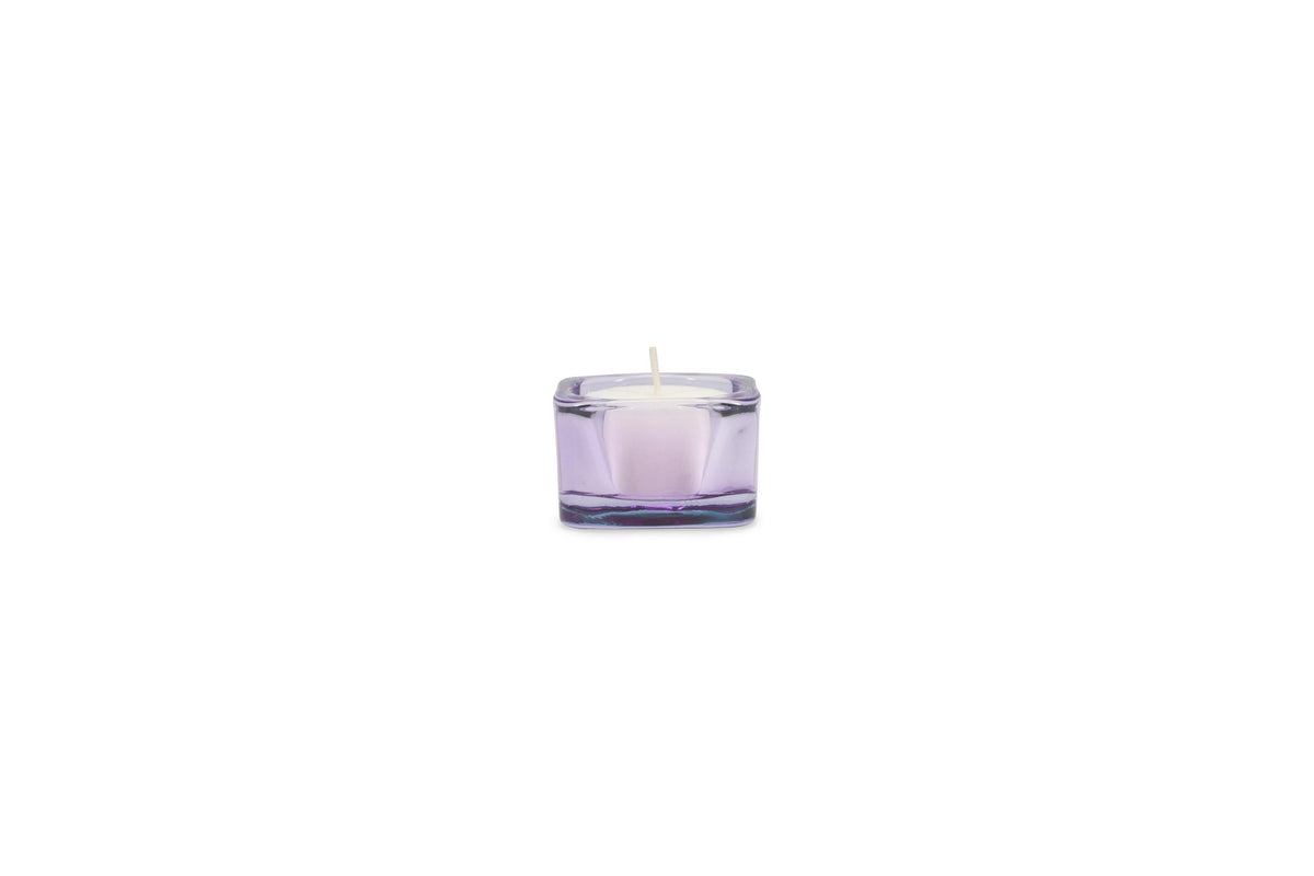 Ona - Tealight holder 5x5cm violet Mood - set/2