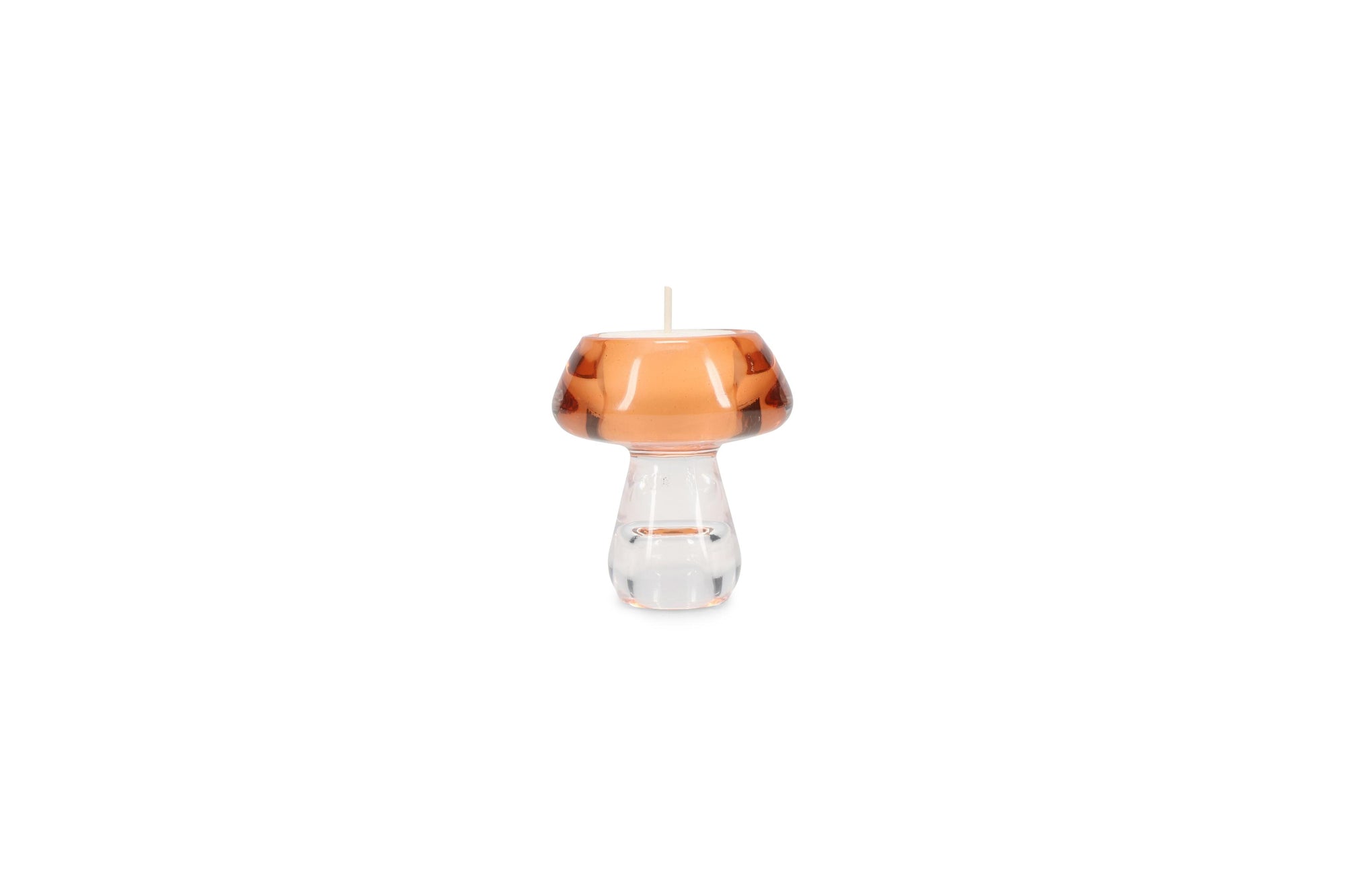Ona - Candle holder H7,5cm tangerine Mood - set/2