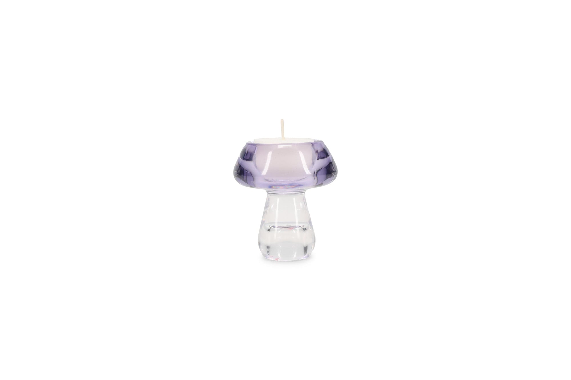Ona - Candle holder H7,5cm violet Mood - set/2