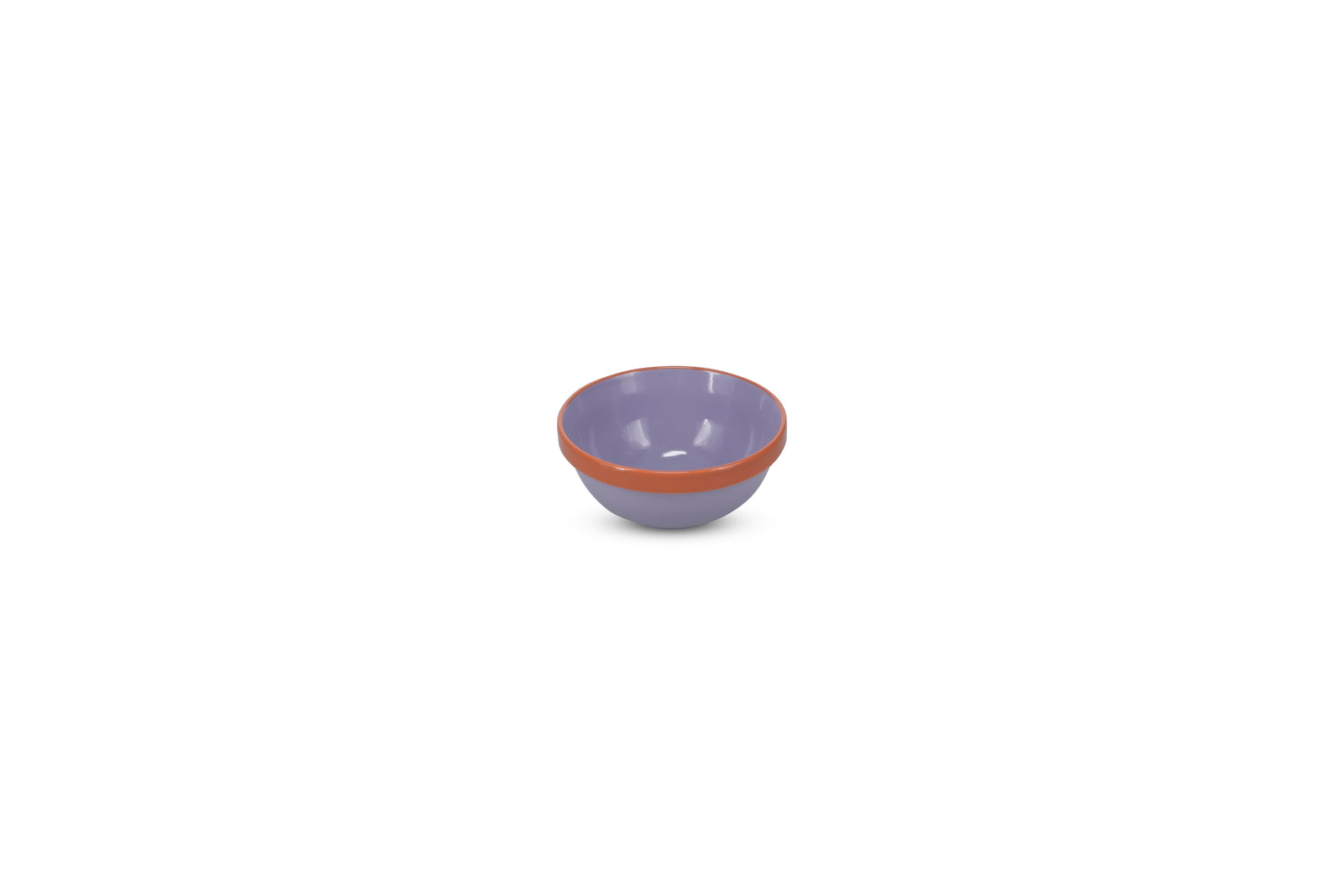 Ona - Duo Kom 15,5xH6,5cm paars/oranje Duo - 1 SET - 4 stuks