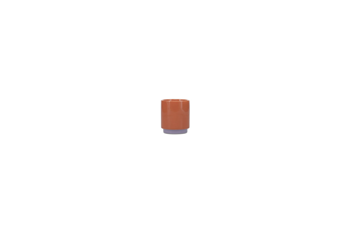 Ona - Duo Mokkakop 13cl paars/oranje Duo - 1 SET - 4 stuks