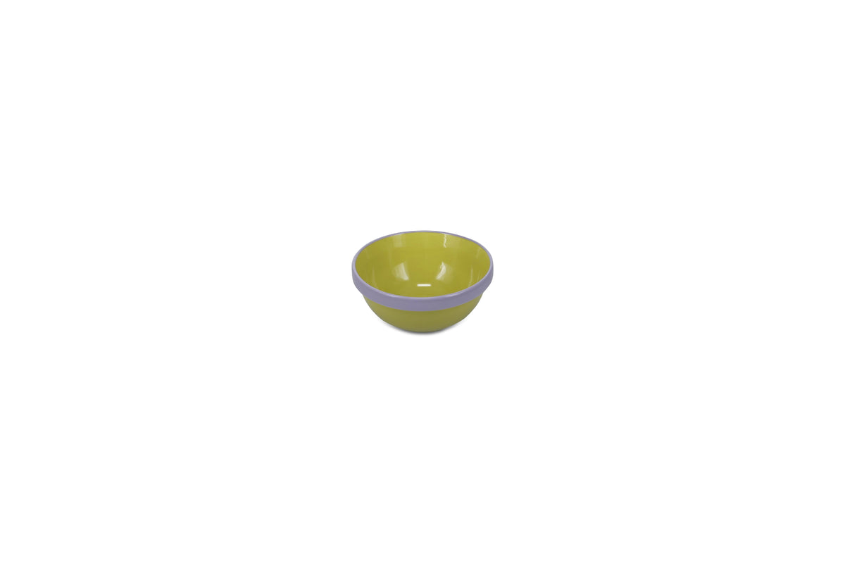 Ona - Duo Kom 15,5xH6,5cm groen/paars Duo - 1 SET - 4 stuks