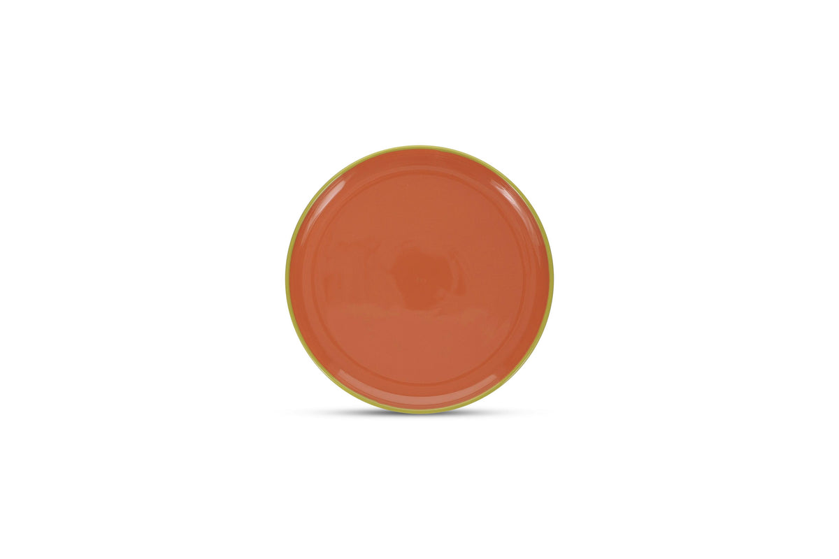 S&P - Duo Plat bord 26xH2,5cm oranje/groen Duo - 1 SET - 4 stuks