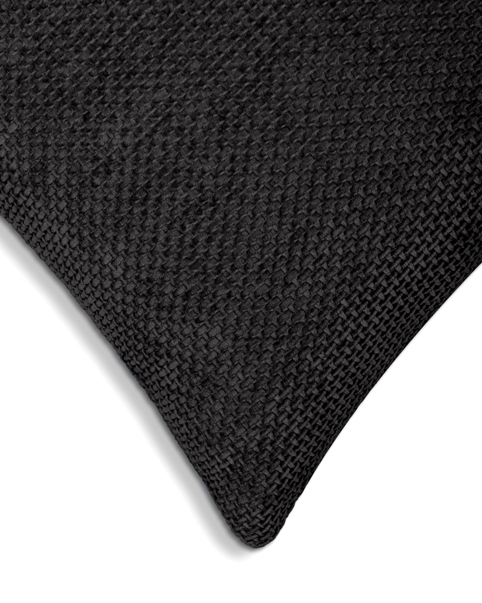 Heckettlane - Coussin Décoratif - Velours Panama - Moonless Black