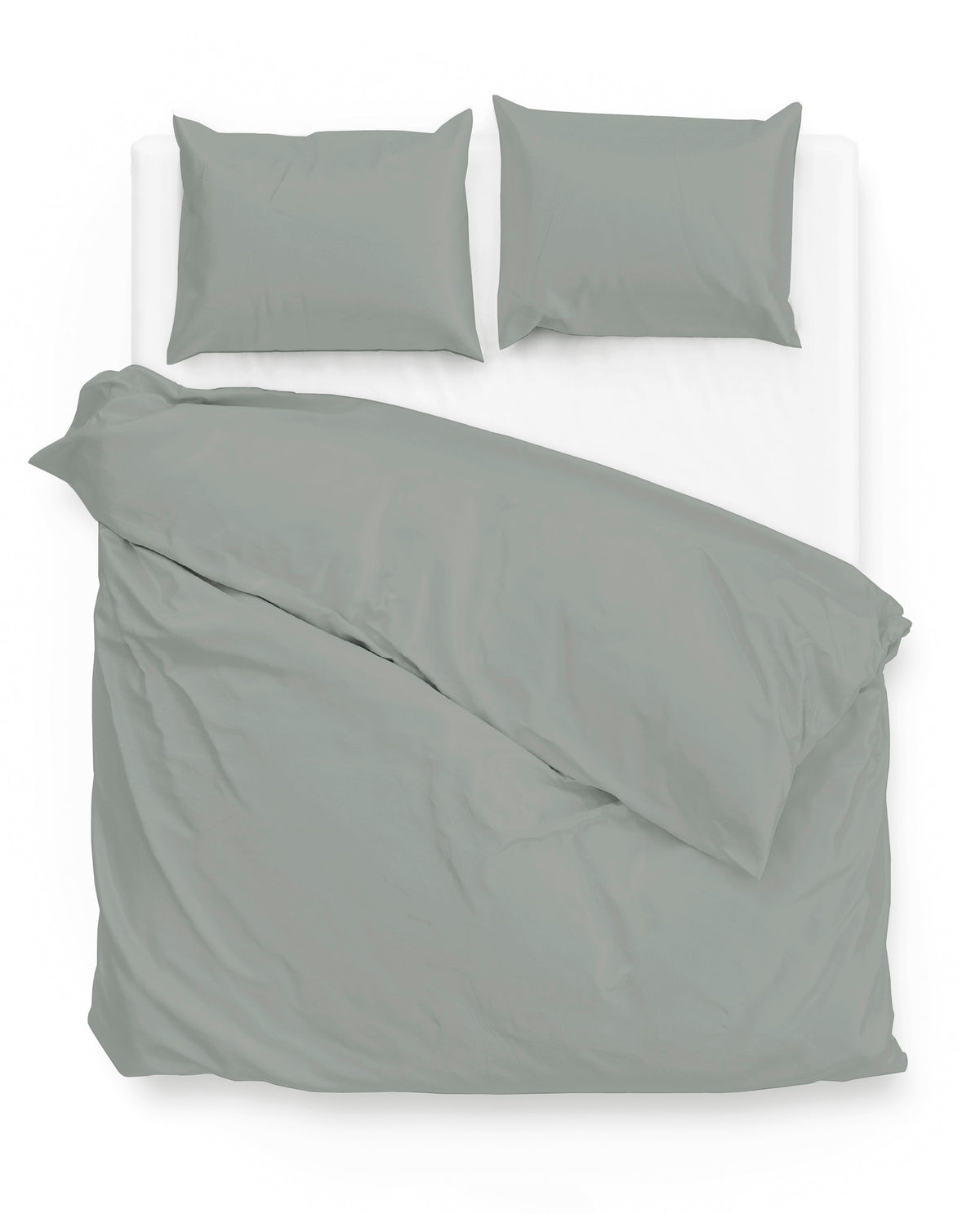 Zohome - Dekbedovertrek - Satinado - Iron Grey
