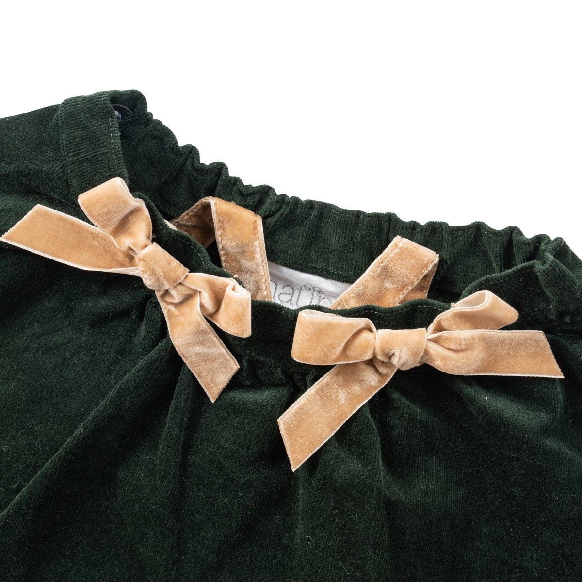 Skirt Bretel Bow - Donkergroen