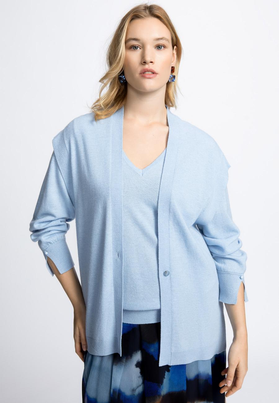Adilla - Gilet - Baby Blue - W