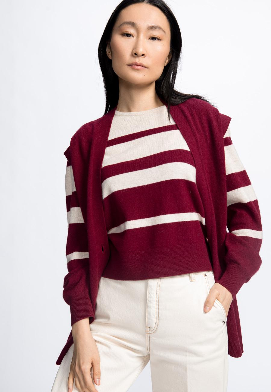 Adilla - Gilet - Port Wine - W