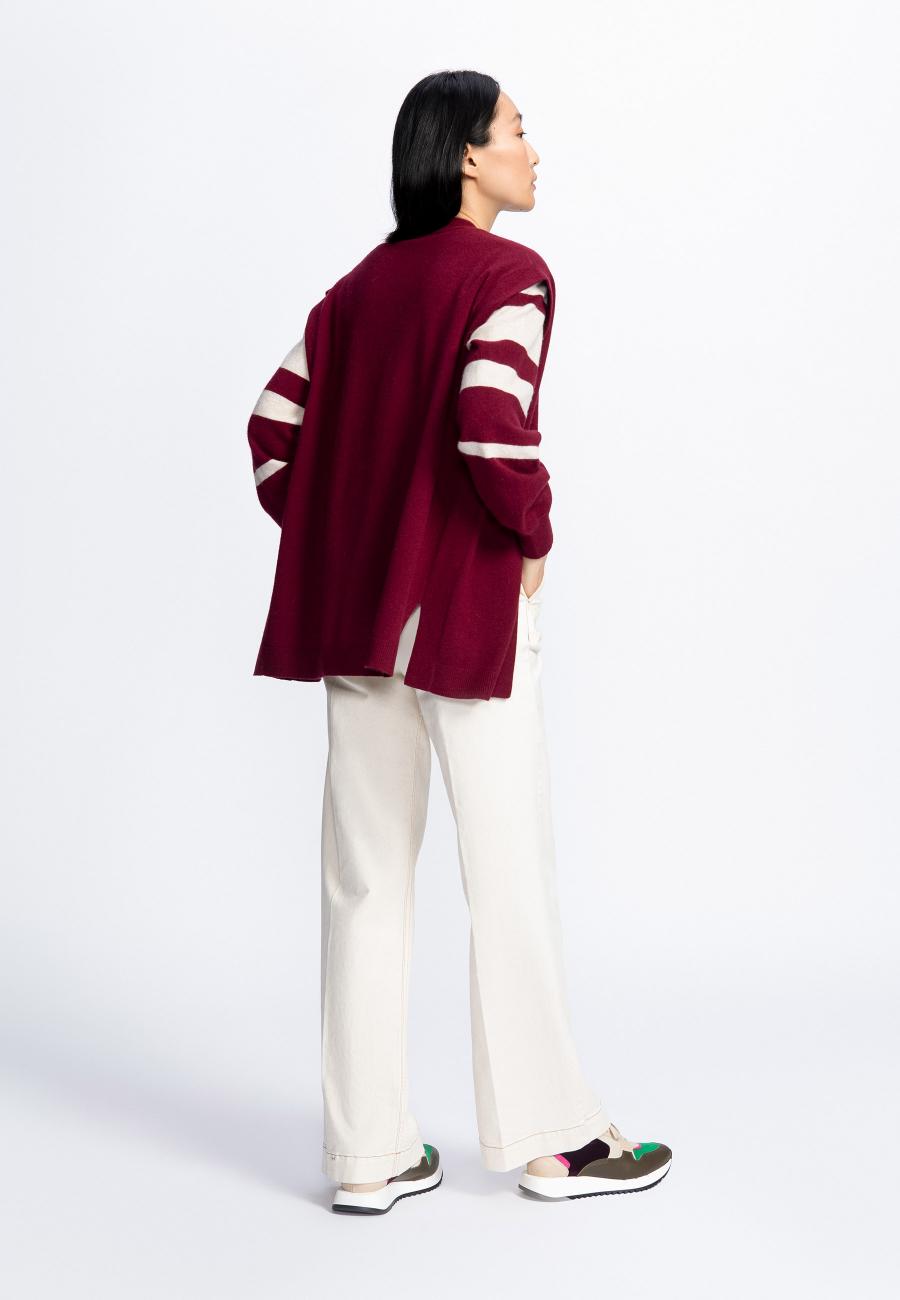 Adilla - Gilet - Port Wine - W