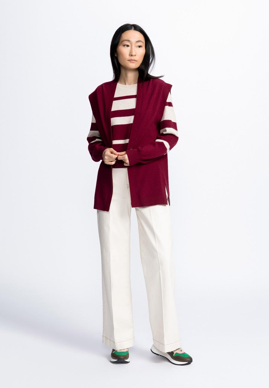 Adilla - Gilet - Port Wine - W
