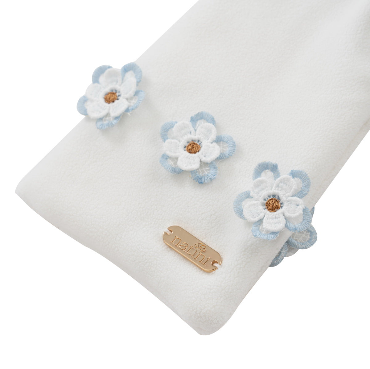 Scarf Flowers - Offwhite