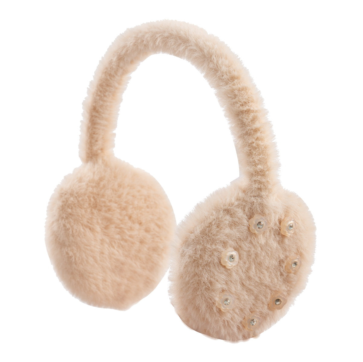 Earmuffs Flowers - Roze