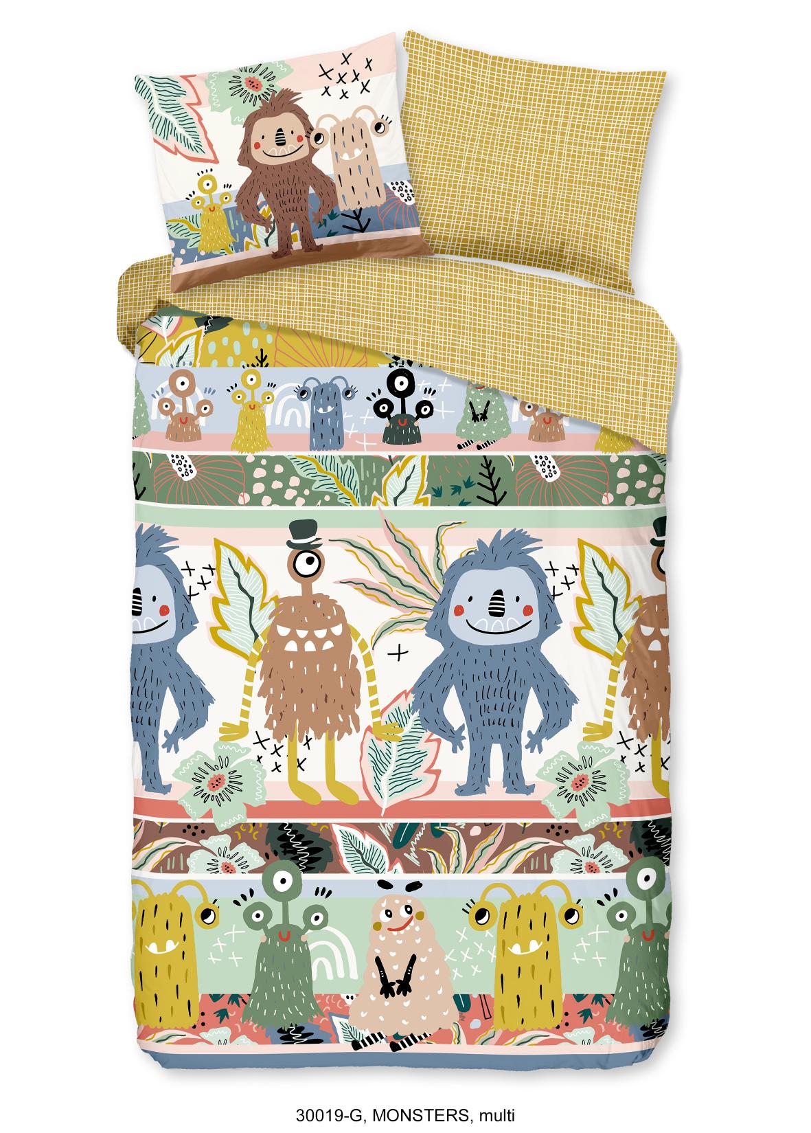Good Morning - Housse De Couette - Monsters - Multi