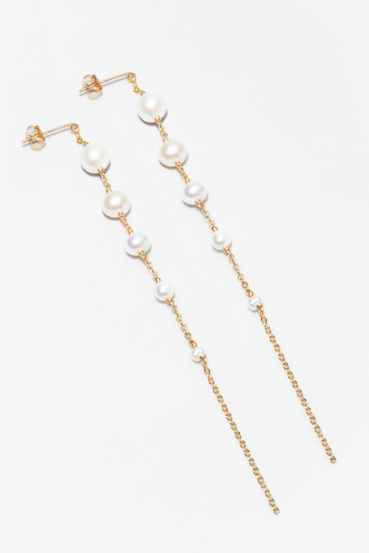 Earrings - Oorknopjes Maia Goud - Gekweekte parel