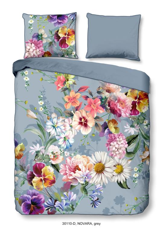 Descanso - Dekbedovertrek - Novara - Grey