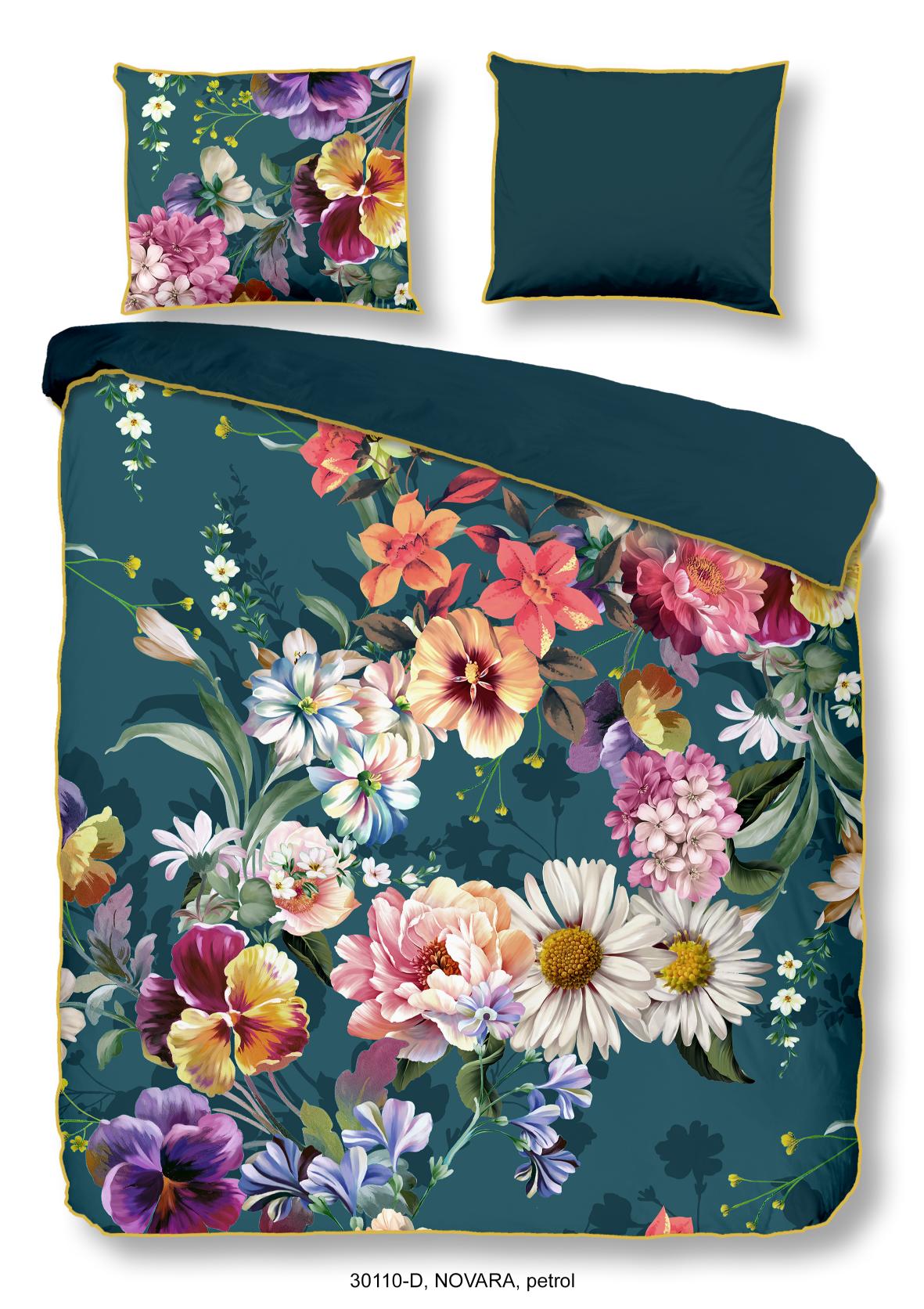 Descanso - Dekbedovertrek - Novara - Petrol