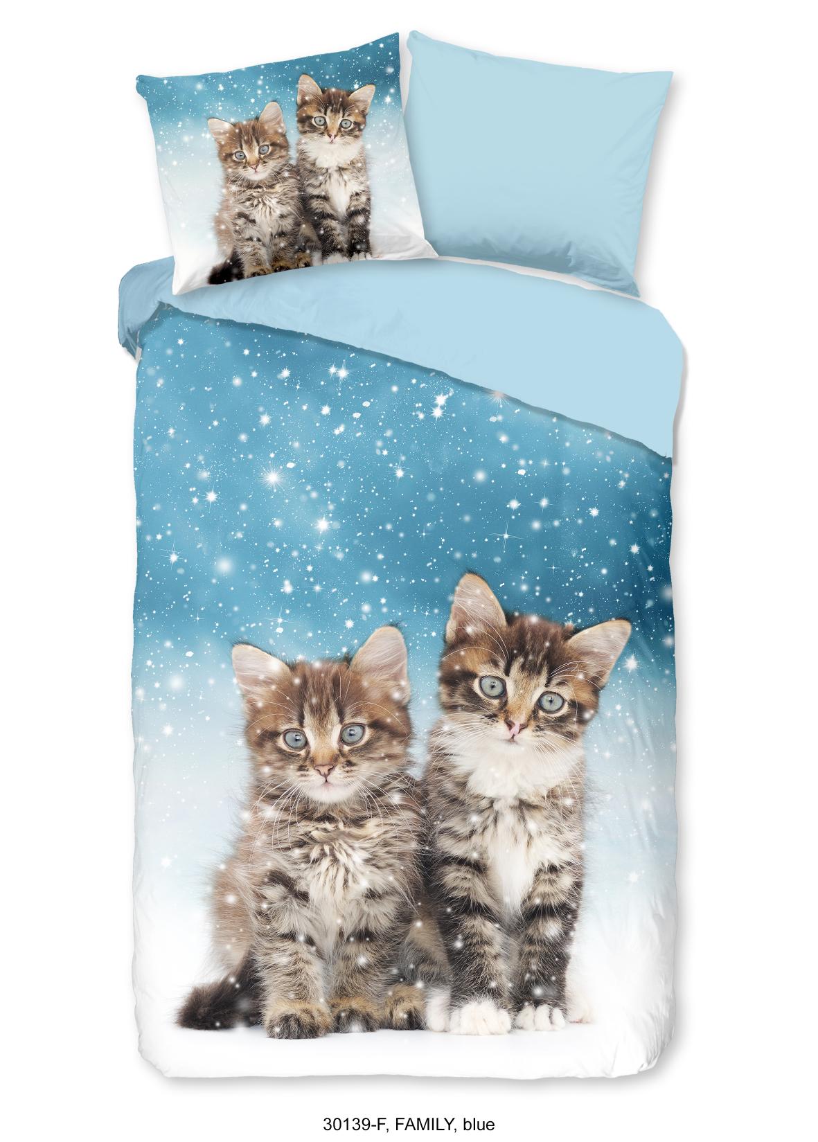 Good Morning - Dekbedovertrek - Family - Blue