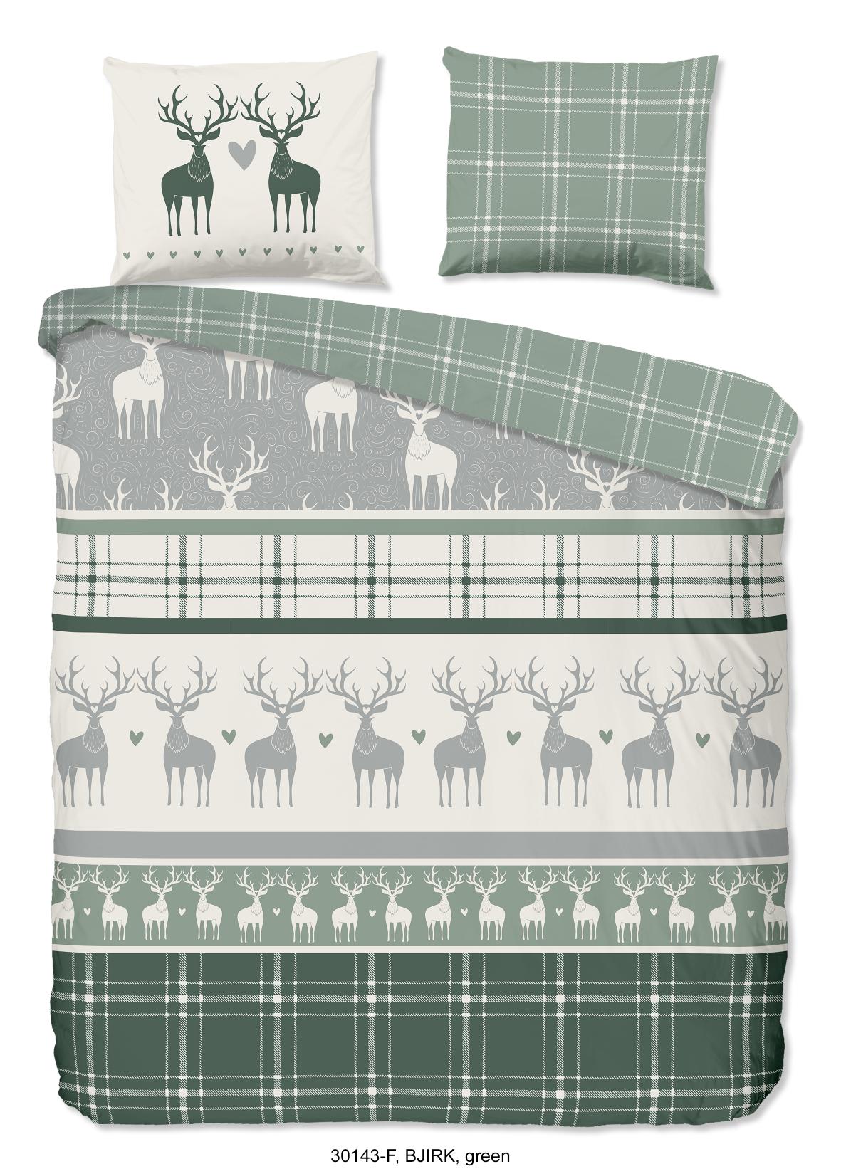 Good Morning - Dekbedovertrek - Bjirk - Green