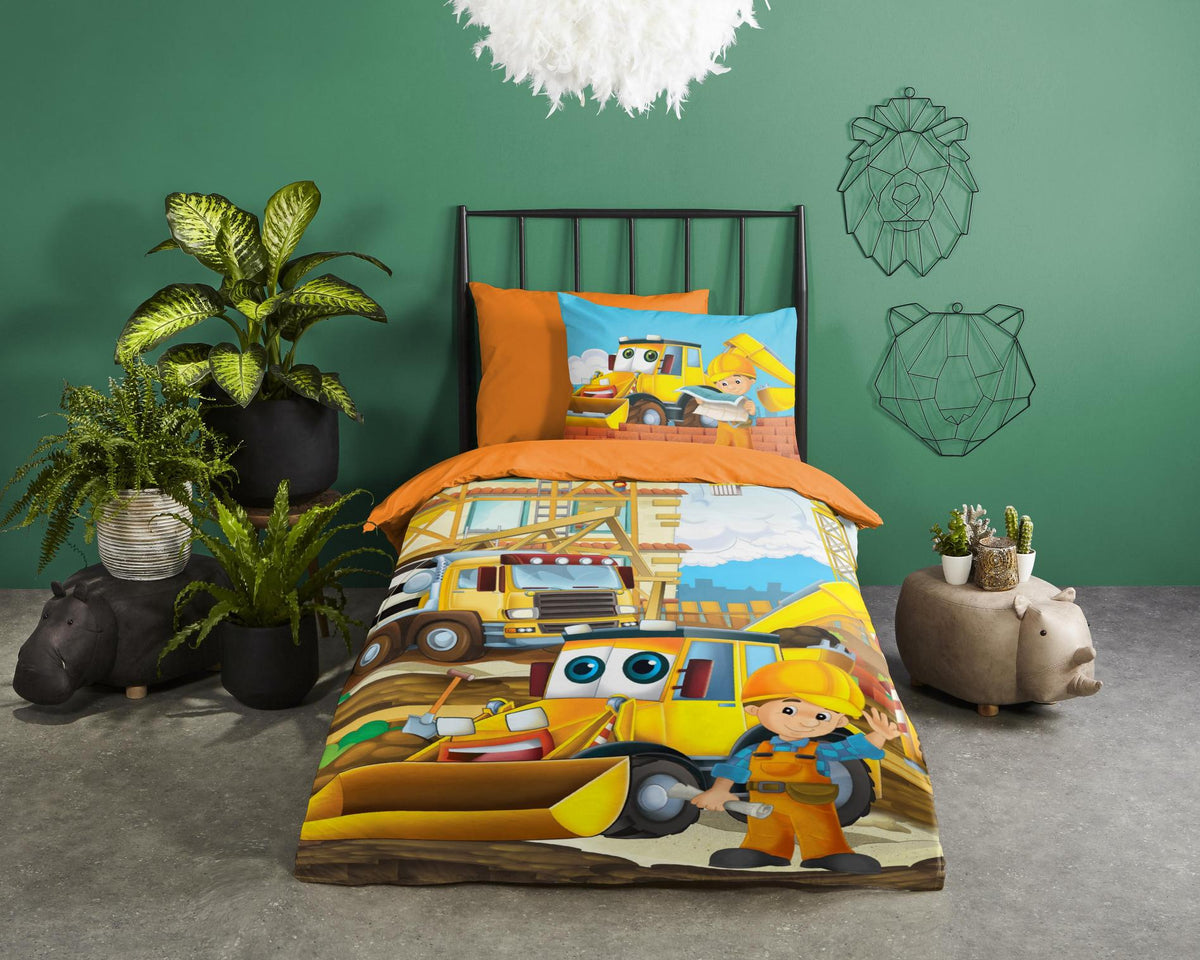 Good Morning - Dekbedovertrek - Building - Multi