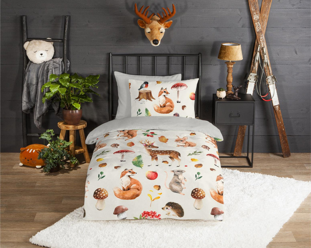 Good Morning - Dekbedovertrek - Autumn - Multi