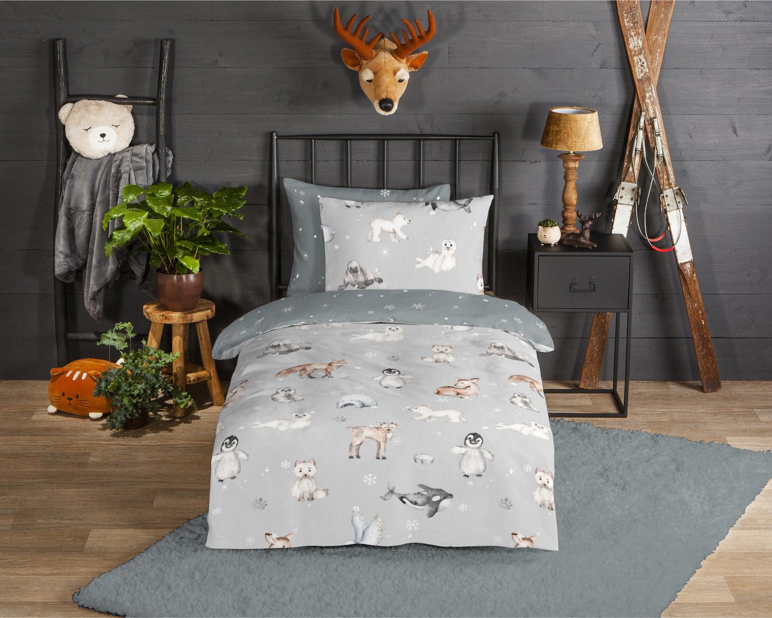 Good Morning - Dekbedovertrek - Cira - Grey