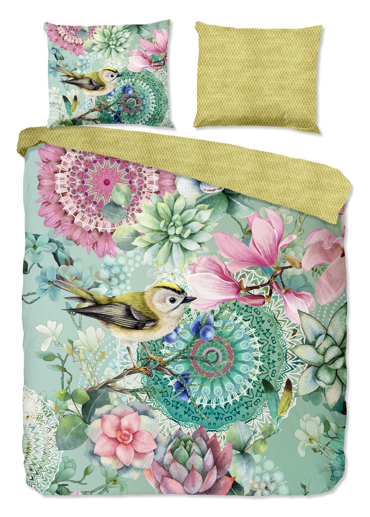 Hip - Dekbedovertrek - Xabine - Green